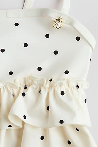 Two-Piece Swimsuit with Flounces