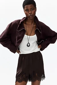 Veste en lin mélangé
