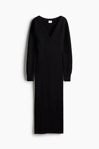 Rib-Knit Dress