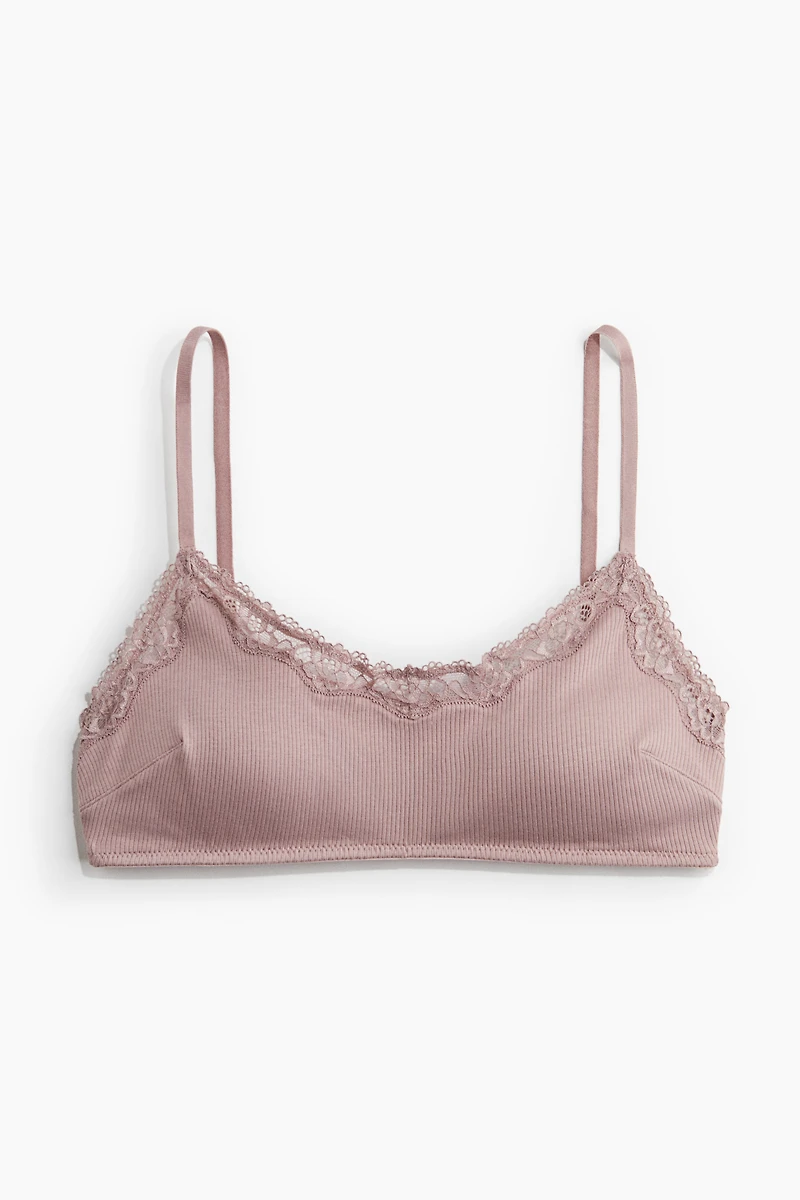 Padded Soft-Cup Jersey Bra