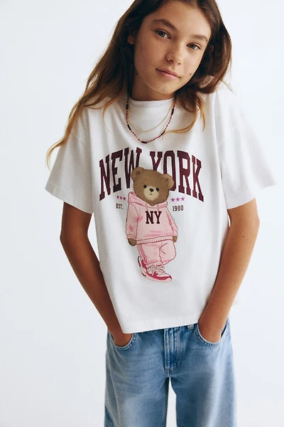 T-shirt imprimé en coton