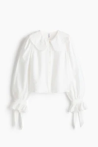 Blouse avec broderie anglaise