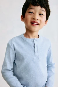 Cotton Henley Shirt