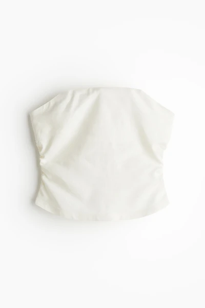 Gathered Corset-style Top