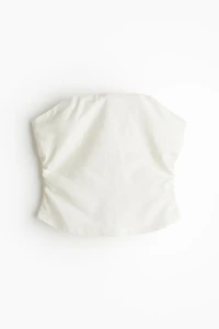 Gathered Corset-style Top