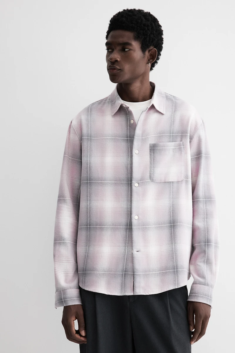 Loose-Fit Flannel Shirt