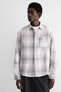 Loose-Fit Flannel Shirt