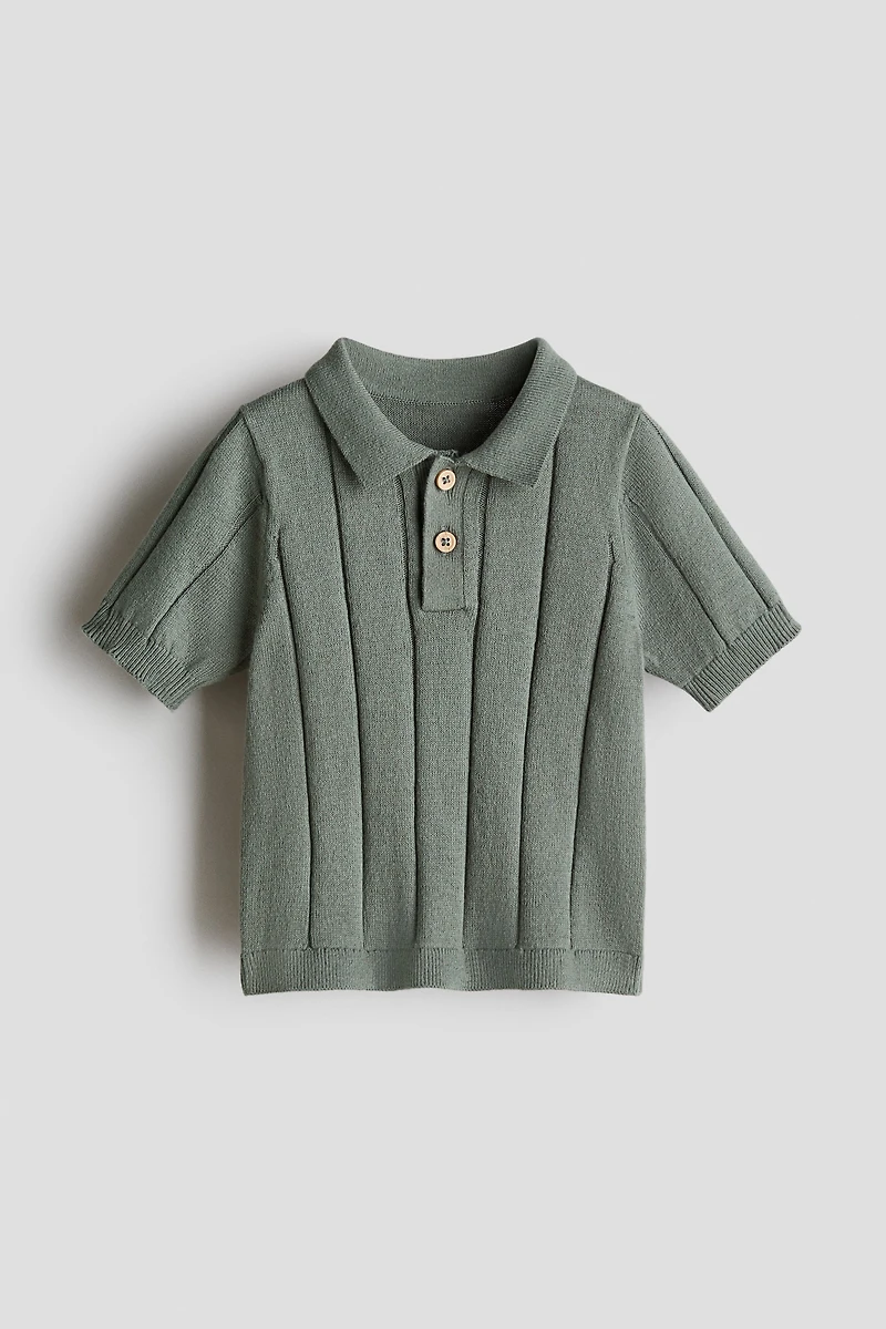 Knit Polo Shirt