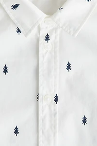 Patterned Cotton Shirt