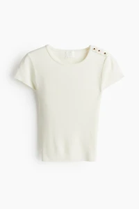 Fine-Knit T-Shirt