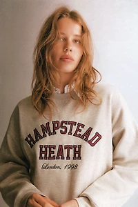 Chandail en molleton avec texte