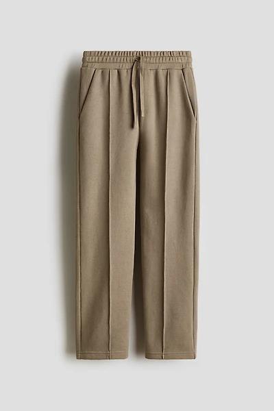 Tapered Piqué Pants