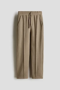 Tapered Piqué Pants