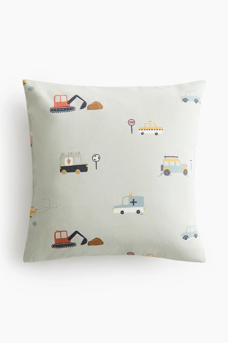 Printed Cotton Cushion Cover