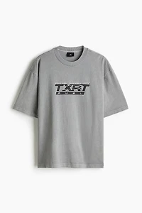 T-shirt délavé ample