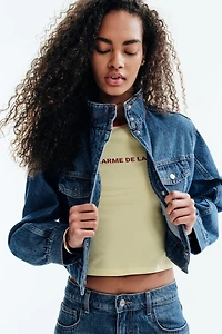Cropped Denim Jacket