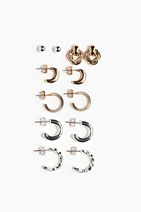 6 Pairs Earrings