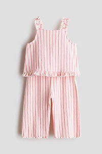 Ensemble imprimé 2 pièces en coton