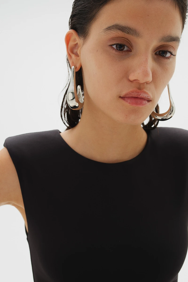 Tank Top with Shoulder Pads
