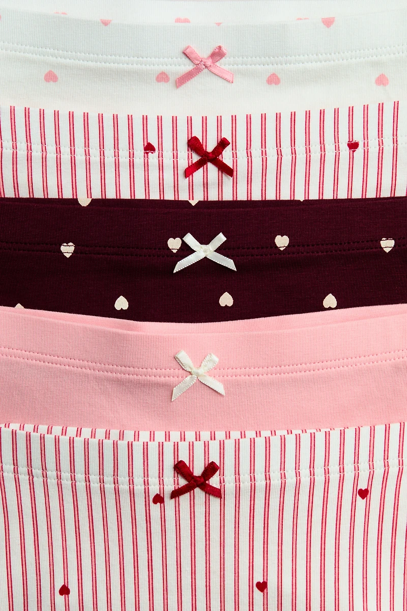 Lot de 5 caleçons boxeurs en coton