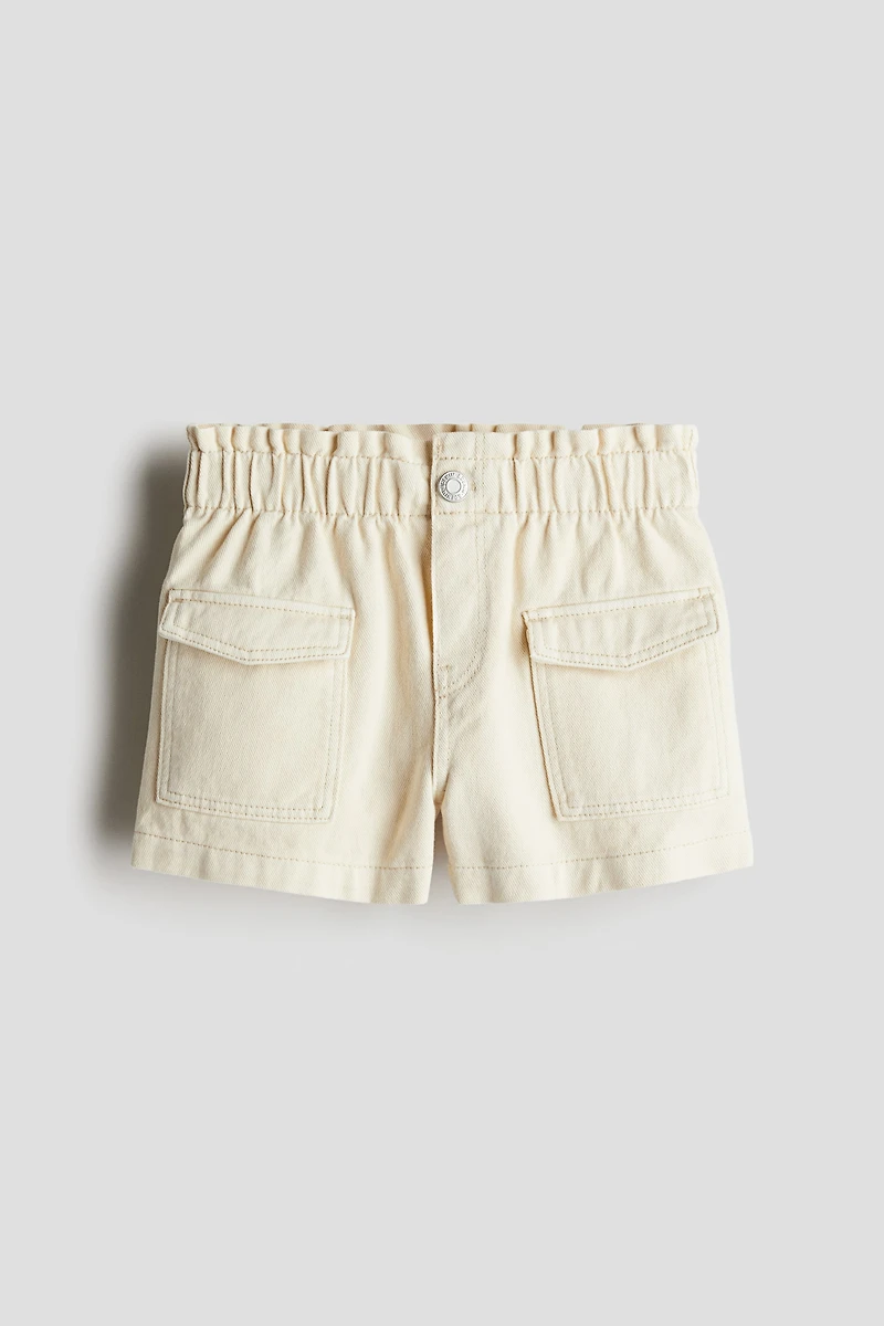 Loose Fit Denim Shorts