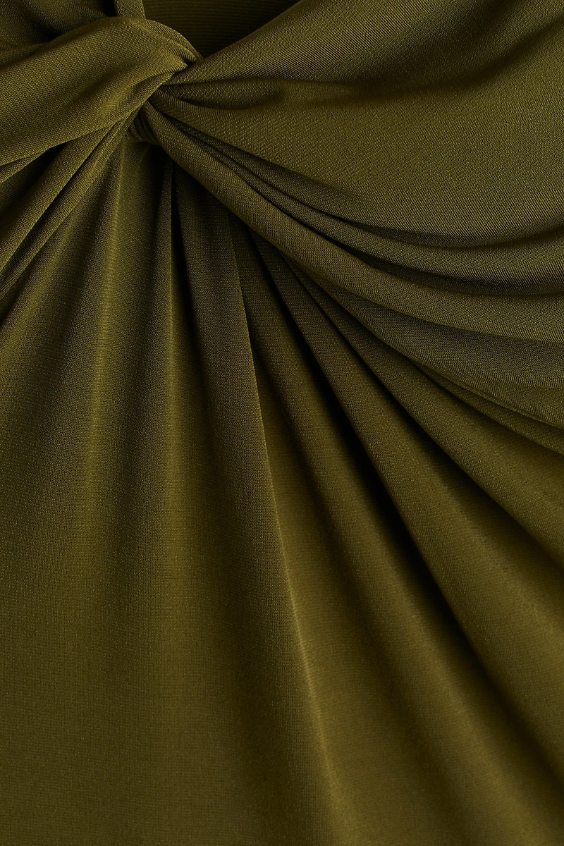 Twist-Detail Thong Bodysuit