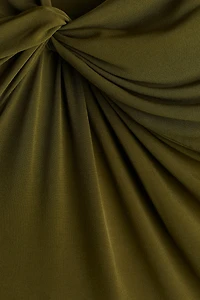 Twist-Detail Thong Bodysuit