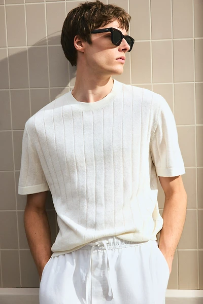 Regular-Fit Knit T-Shirt
