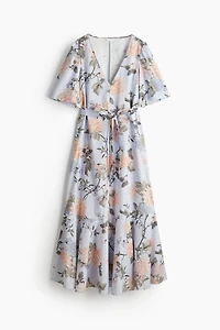 Robe avec ceinture à nouer
