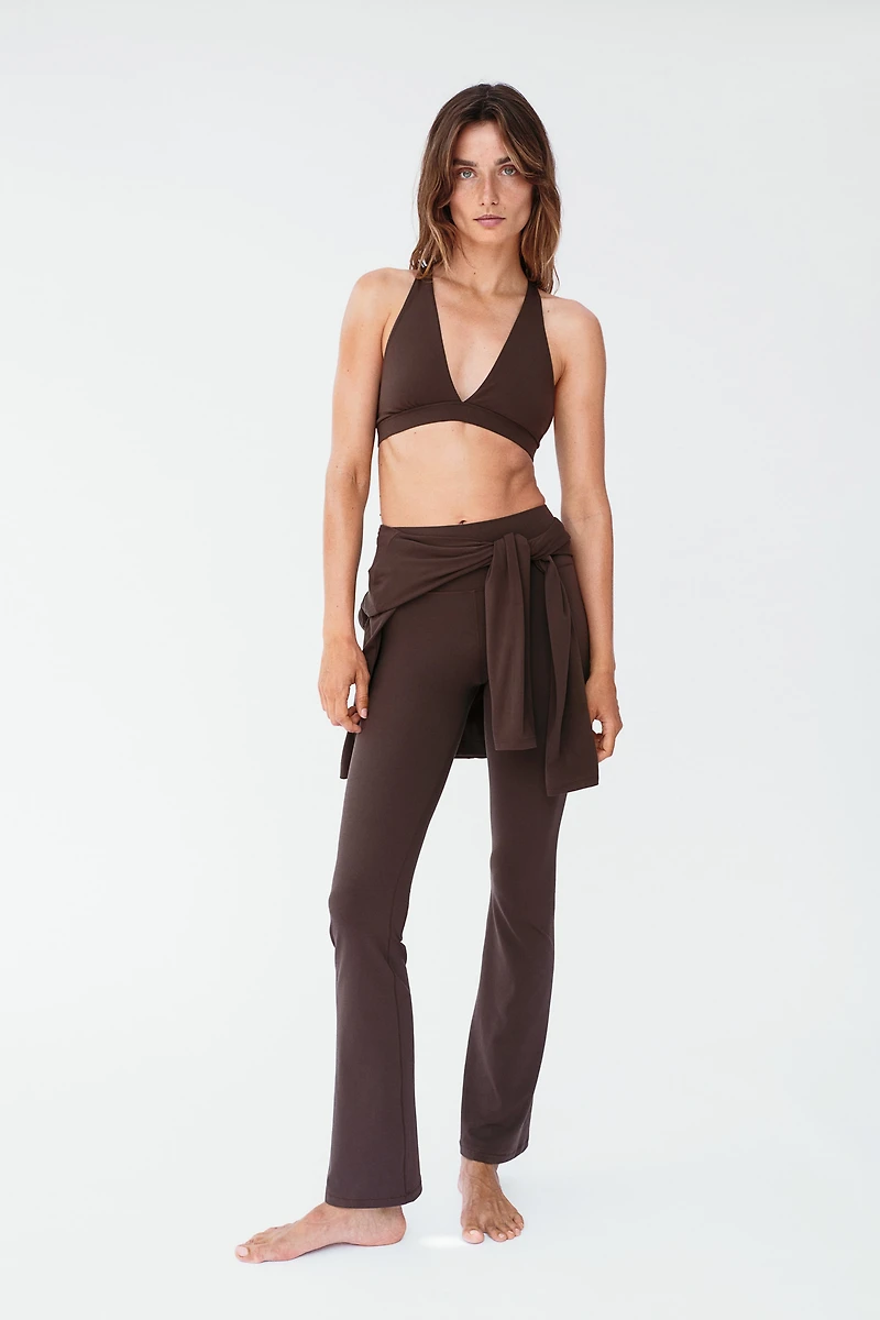 Flared Yoga Leggings with SoftMove™ Lycra®