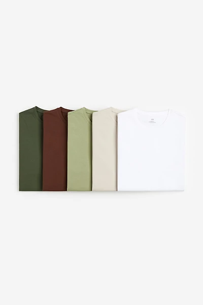 5-pack Slim Fit T-shirts