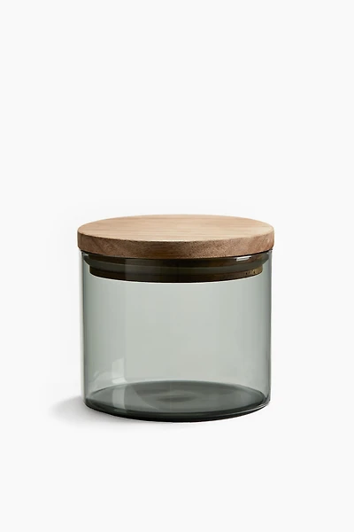Small Glass Jar with Lid
