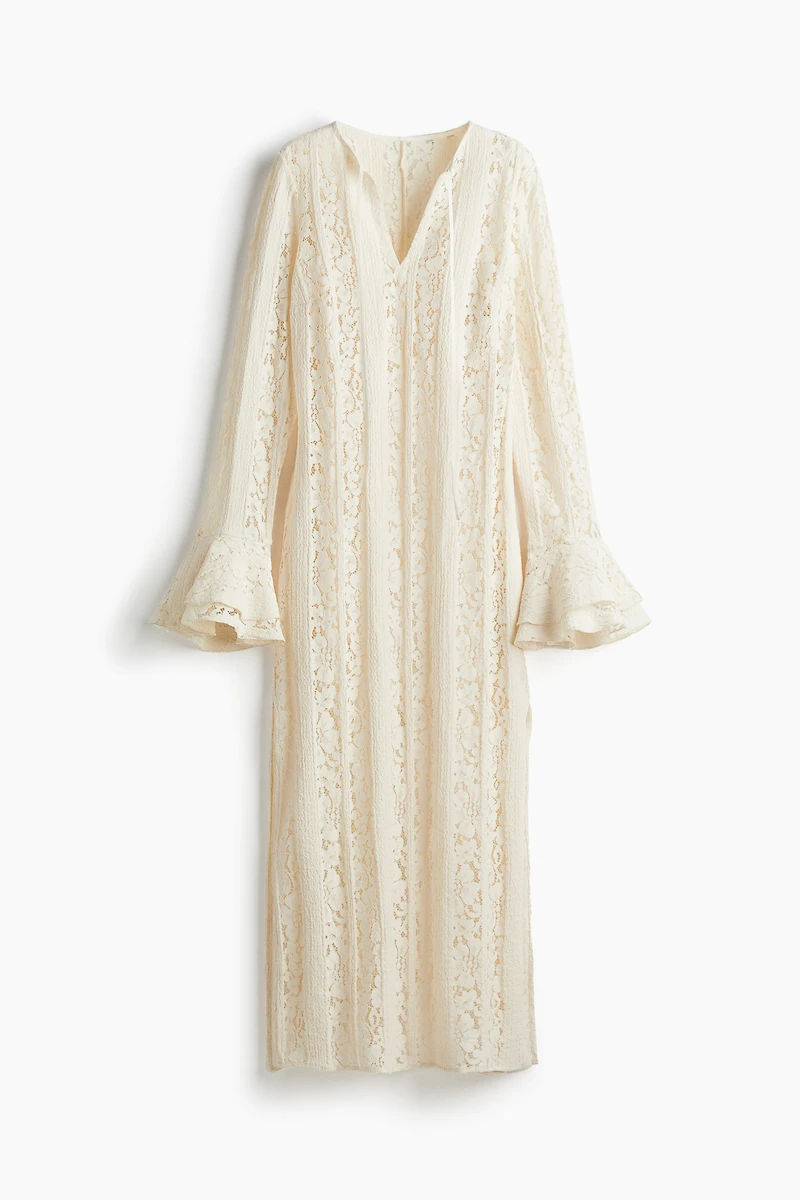 Robe maxi avec dentelle