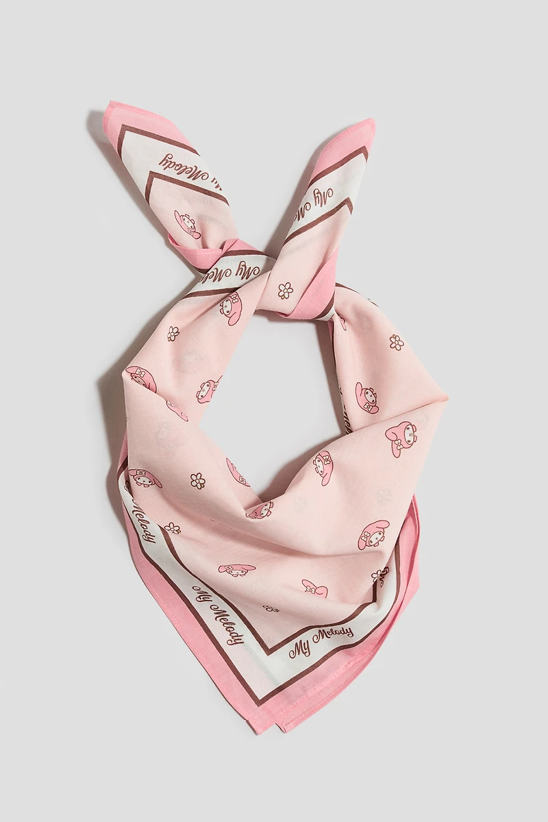 Foulard en coton imprimé