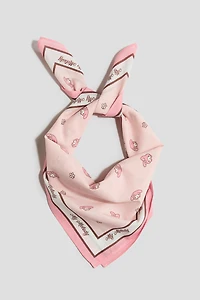 Foulard en coton imprimé