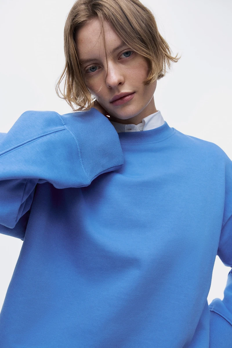 Oversized Cotton Sweatshirt