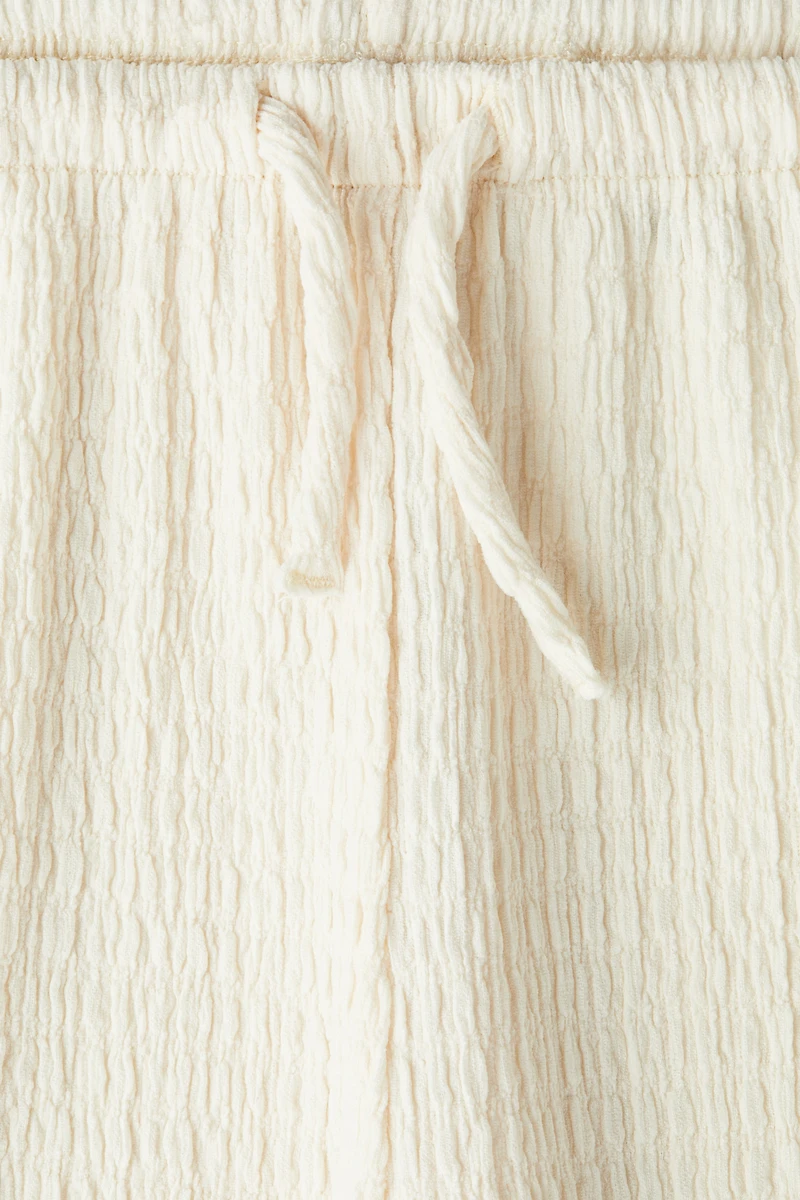 Textured Jersey Pants