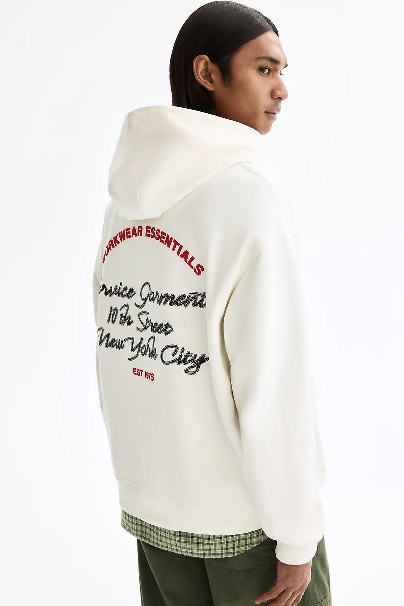 Kangourou ample avec motifs