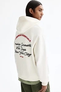 Kangourou ample avec motifs