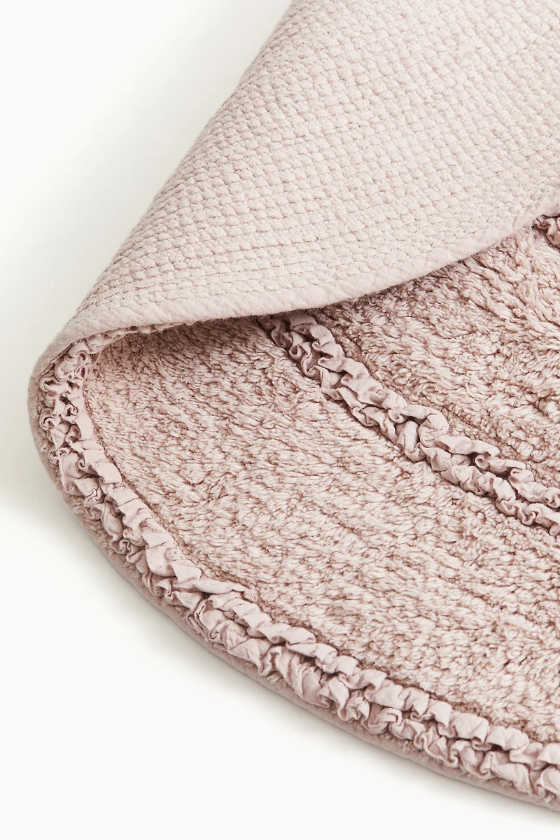 Round Cotton Bath Mat