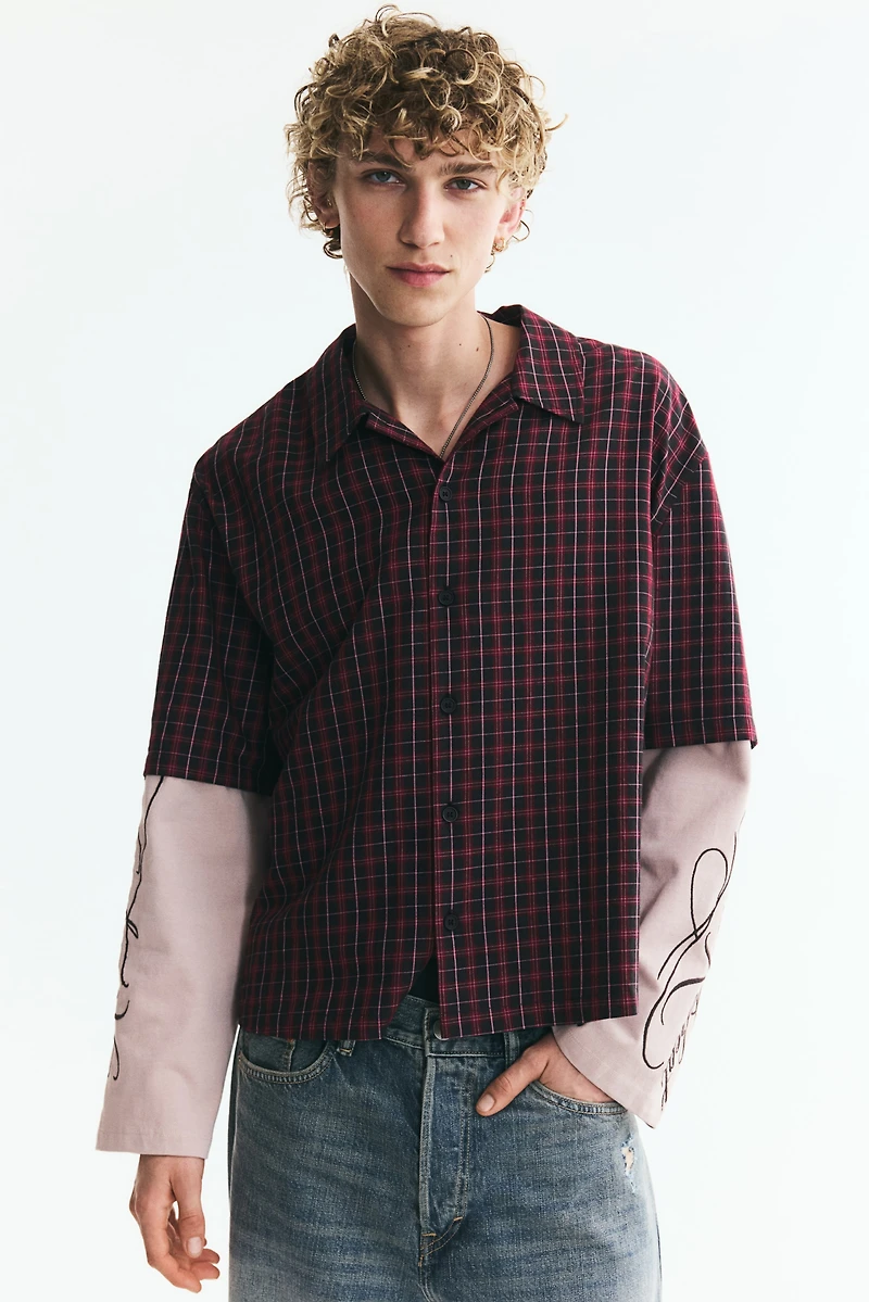 Chemise superposée décontractée