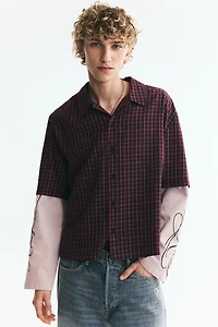 Chemise superposée décontractée