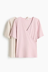 Lot de 2 hauts d'allaitement MAMA