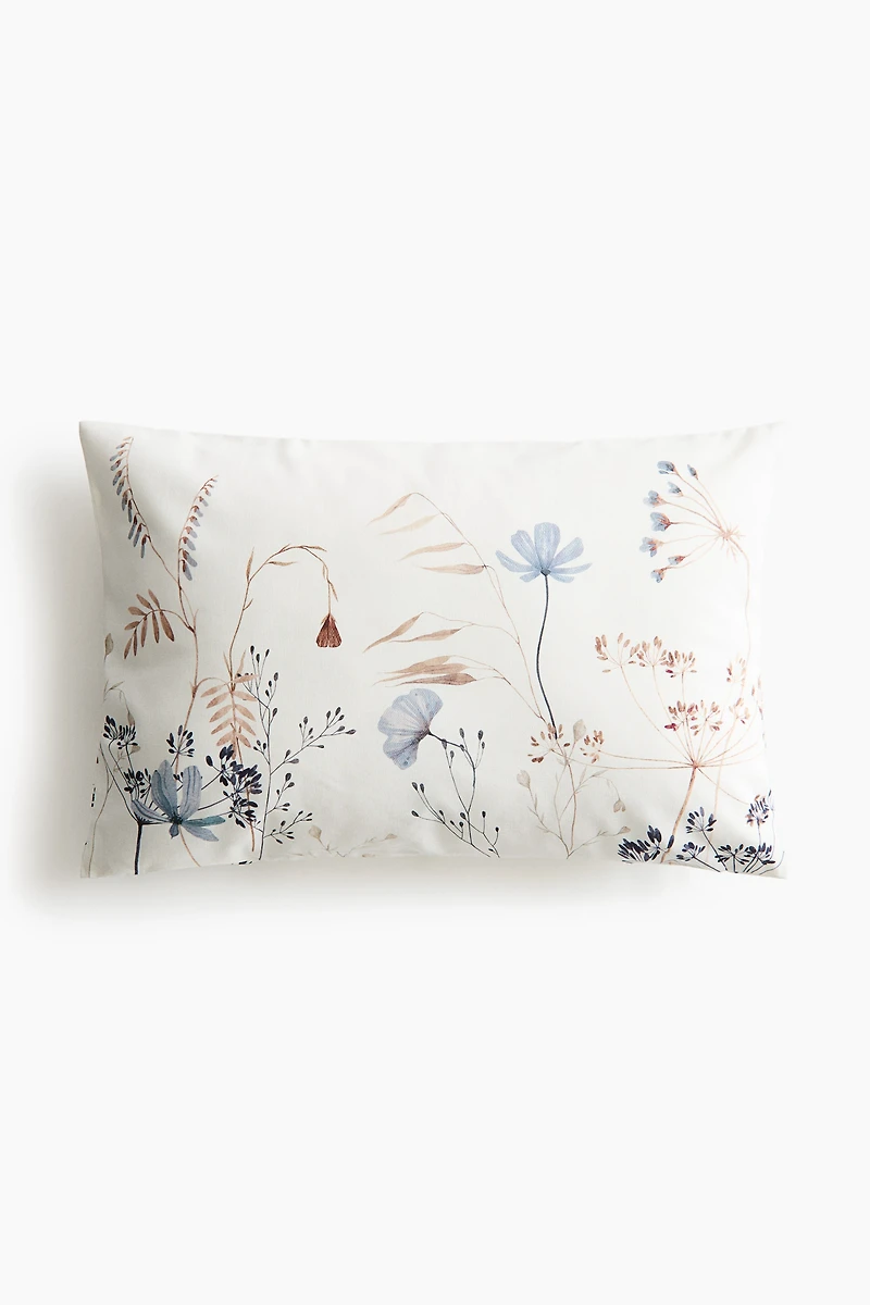 Housse de coussin en toile imprimée