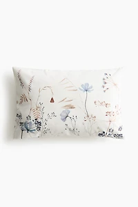 Housse de coussin en toile imprimée