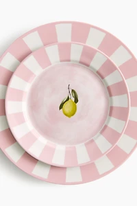 Medium-Sized Porcelain Plate with Motif