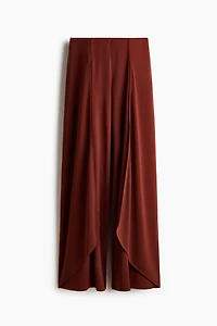 Wide-Leg Jersey Pants