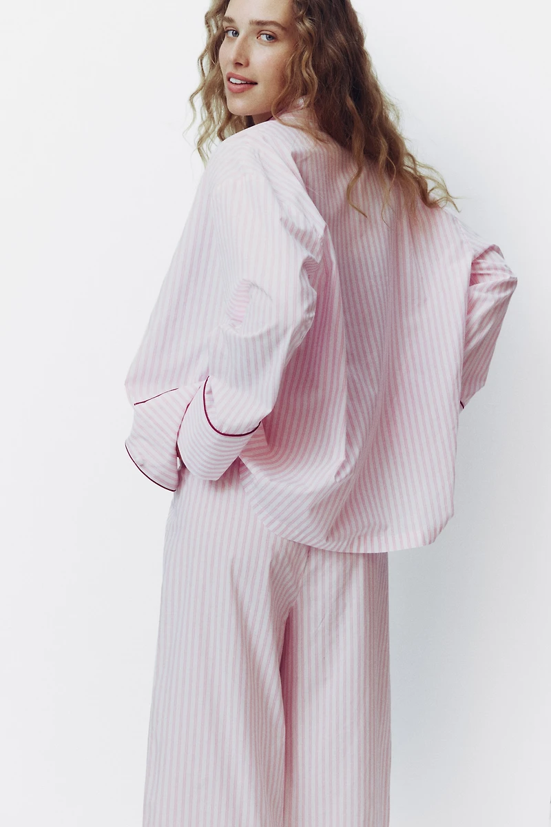 Chemise de pyjama en coton