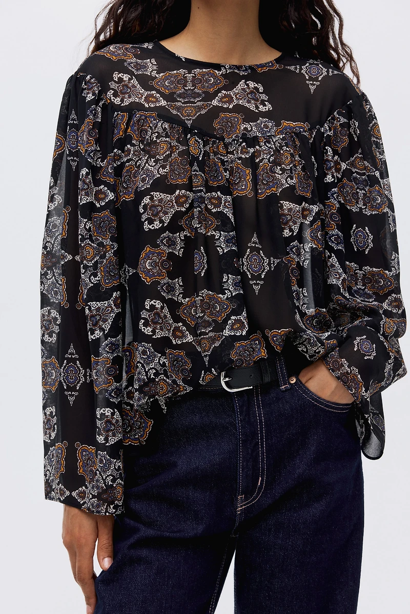 Patterned Blouse