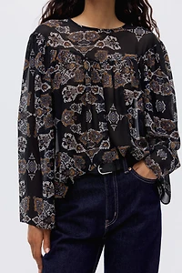 Patterned Blouse